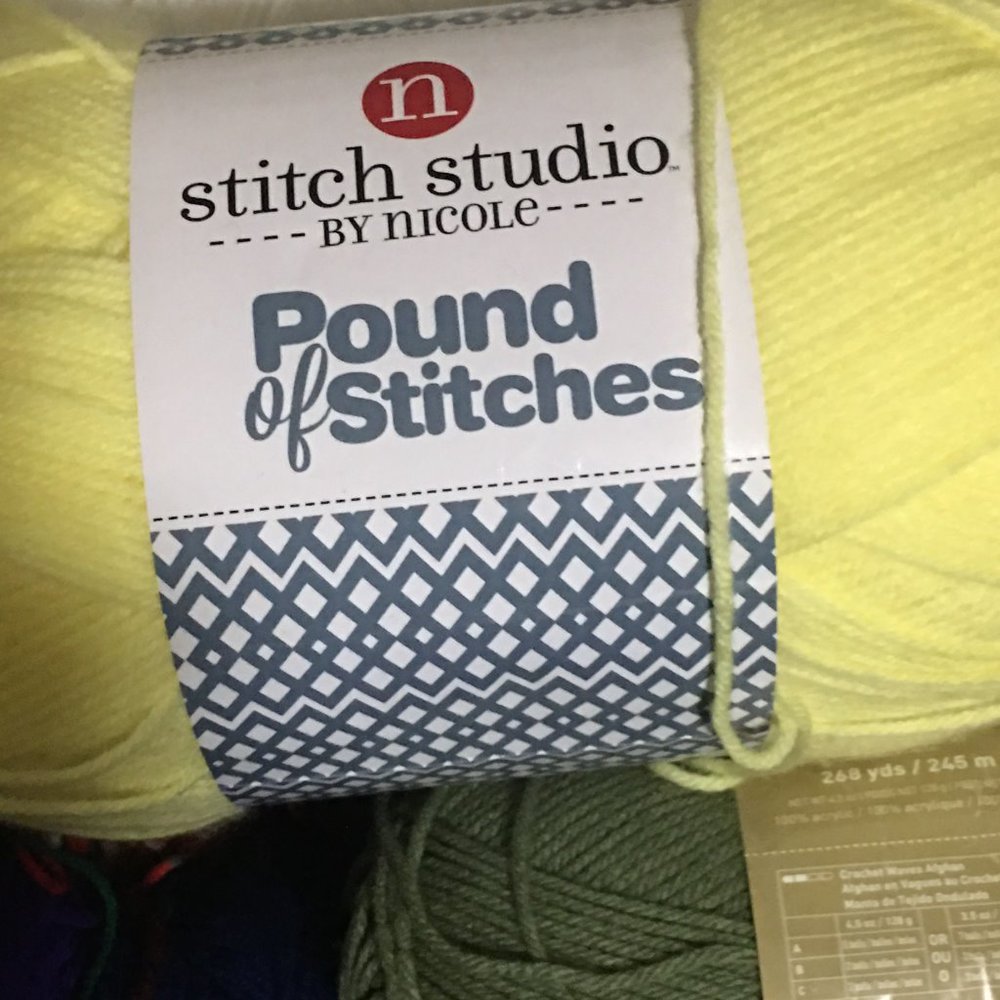 YELLOW " CHICK " ACRYLIC YARN